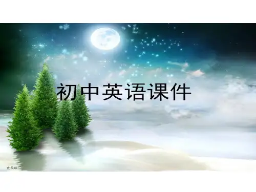 人教版英语七下课件《Unit6I'mwatchIngTV》课件