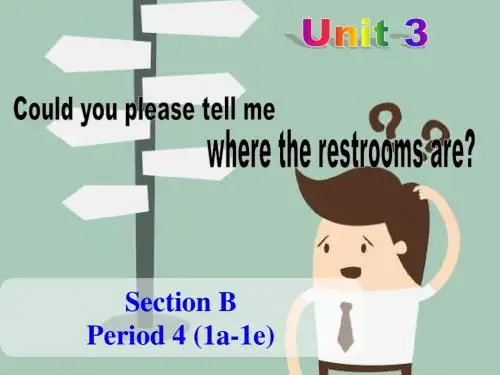 人教新目标九年级全册Unit3 Section B  (1a-1e)  (共16张PPT)
