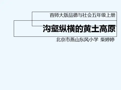 燕山_柴婷婷_《沟壑纵横的黄土高原》教授教化课件