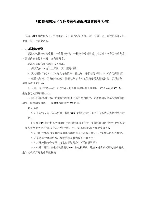 RTK操作流程