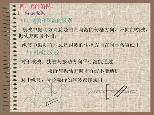 光的偏振、激光