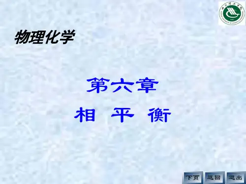 物理化学相平衡资料