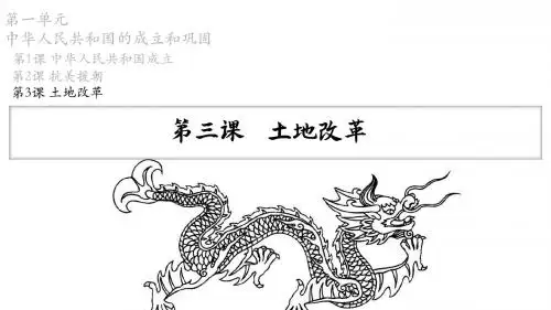 人教部编版历史八下第三课  土地改革(共15张PPT)