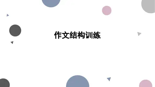 高考语文复习：议论文结构训练 课件14张