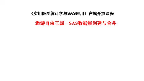 SAS数据集的生成和合并-5