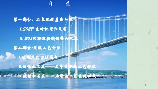 脱硫基础知识培训课件