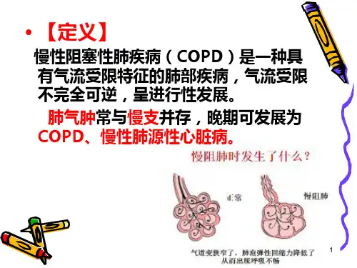 慢性阻塞性肺疾病学习PPT课件