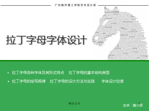 拉丁字母设计的相关知识[知识探索]