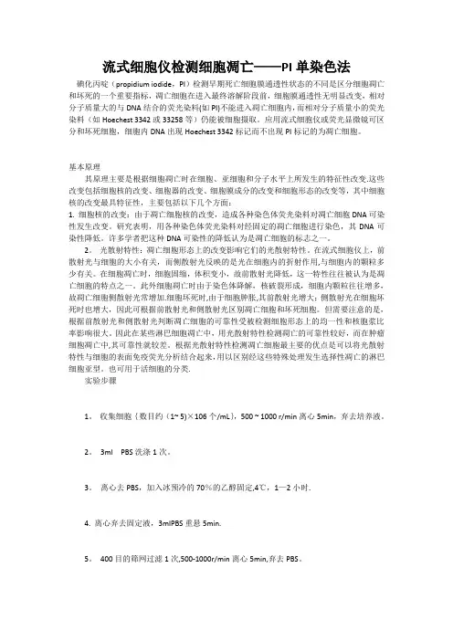 PI染色法