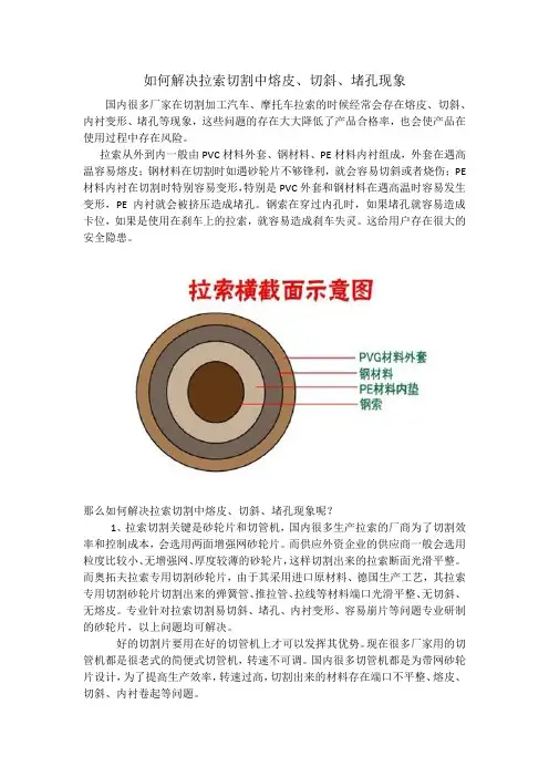 怎么解决拉索切割中熔皮