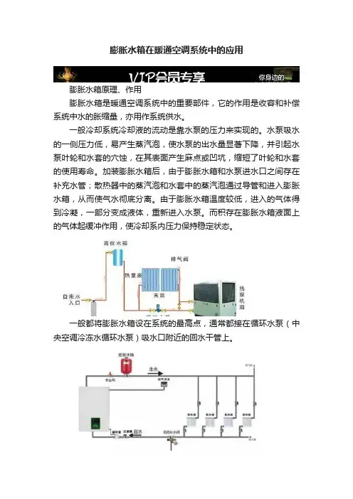 膨胀水箱在暖通空调系统中的应用