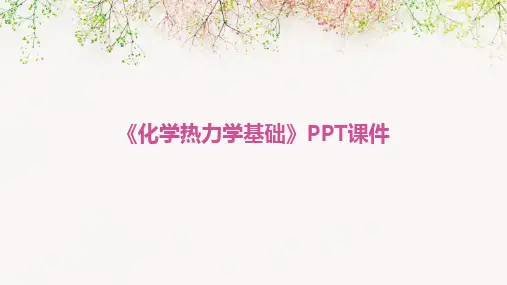 2024《化学热力学基础》PPT课件