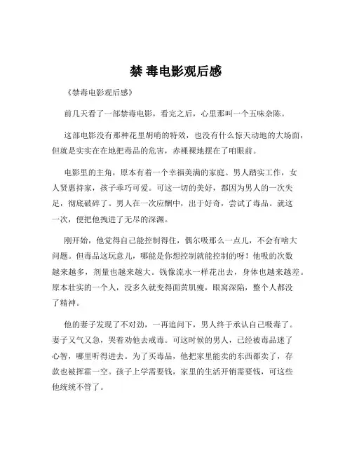 禁 毒电影观后感