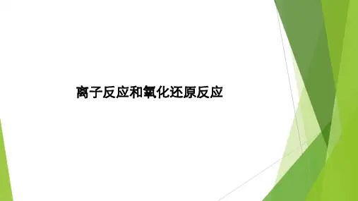 2023届高三化学二轮总复习  离子反应和氧化还原反应课件