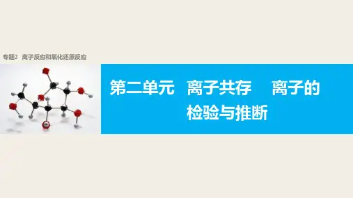 【新步步高】2018版浙江省高考化学《选考总复习》(课件)专题2 离子反应和氧化还原反应 第二单元