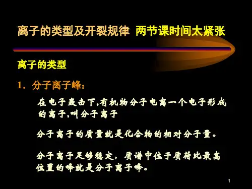 质谱分析法PPT课件