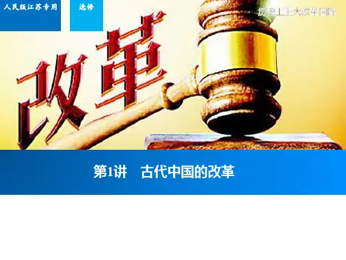 高中历史 历史上重大改革回眸精品PPT课件12 〔人民版〕