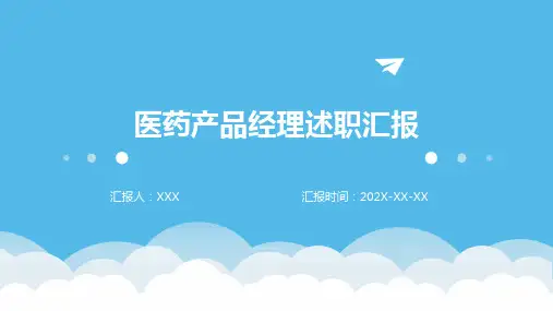 医药产品经理述职汇报PPT
