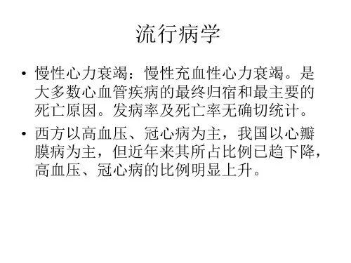 慢性心功能不全PPT课件