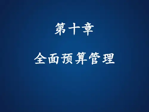 10全面预算管理.ppt