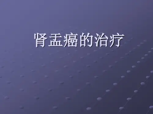 肾盂癌的治疗