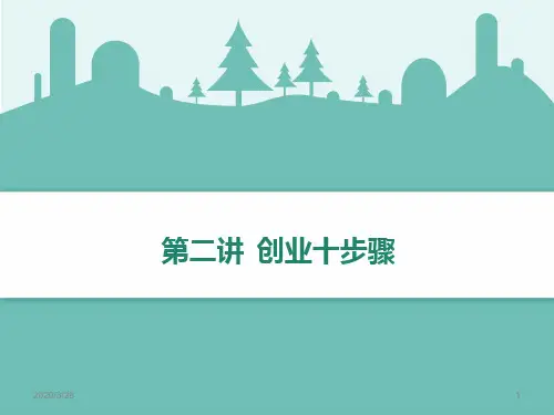 创业的十步骤PPT课件