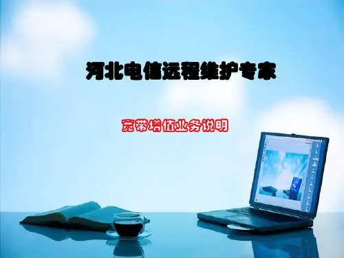 电信远程维护专家宽带增值业务说明