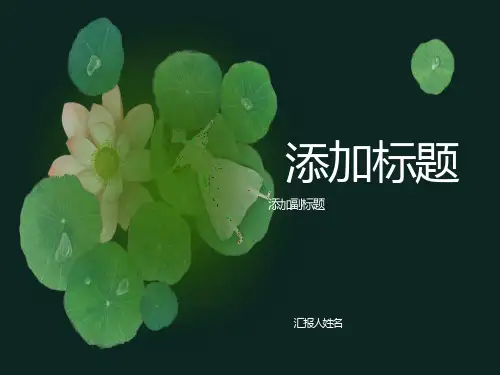 人教版四年级上册语文21课《搭石》课件