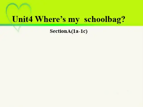 人教英语七年级上册Unit4SectionA(1a-1c)(共22张PPT)