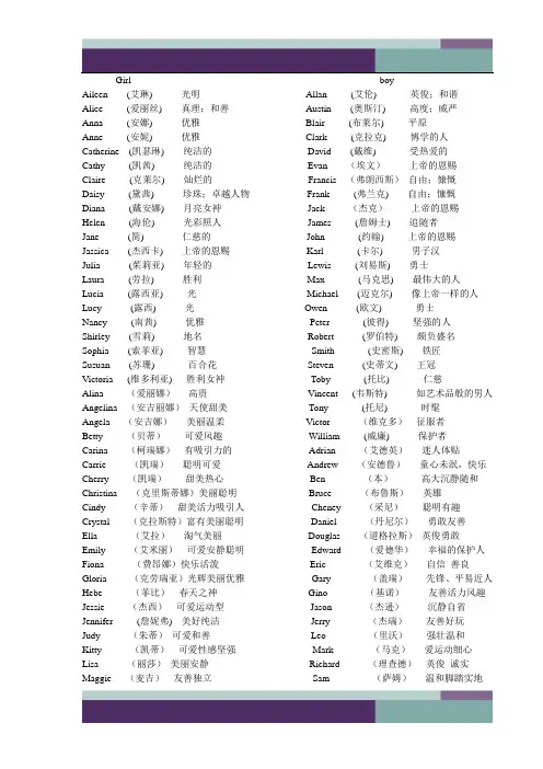 精品文档英文名