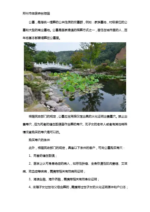 墓地可以提前购买吗