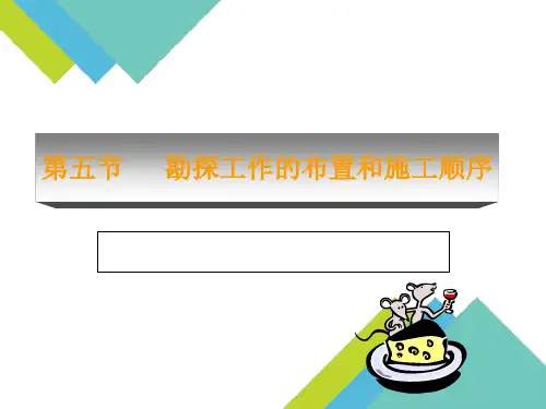 勘探线和勘探点布置ppt课件