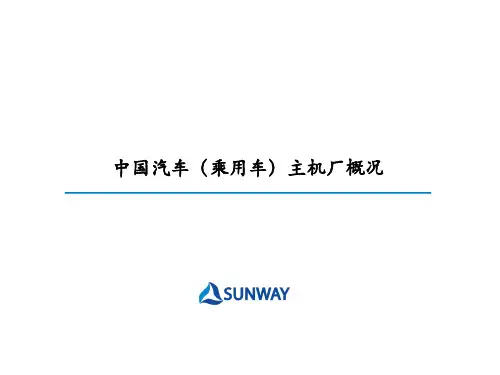 中国汽车主机厂概况-璜