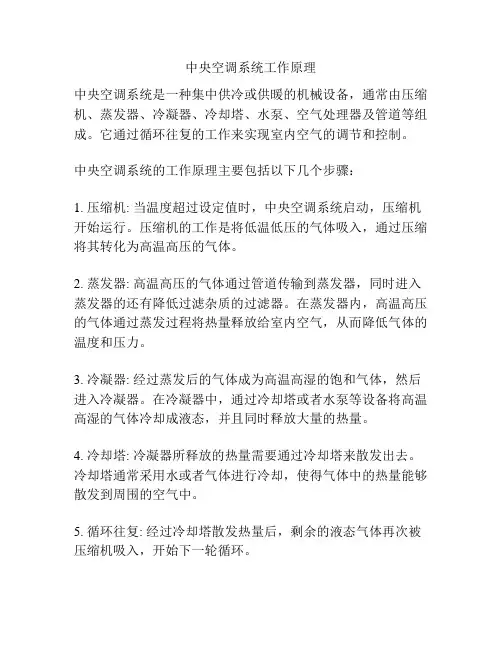 中央空调系统工作原理