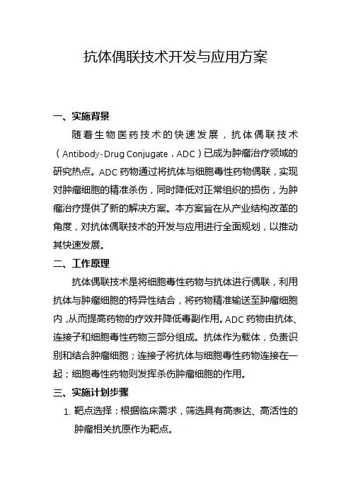 抗体偶联技术开发与应用方案(二)