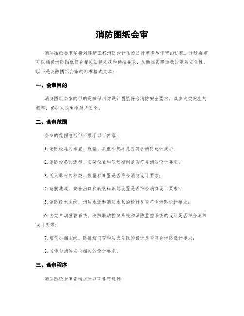 消防图纸会审
