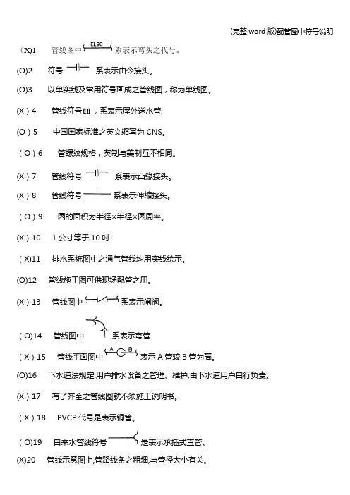 (完整word版)配管图中符号说明
