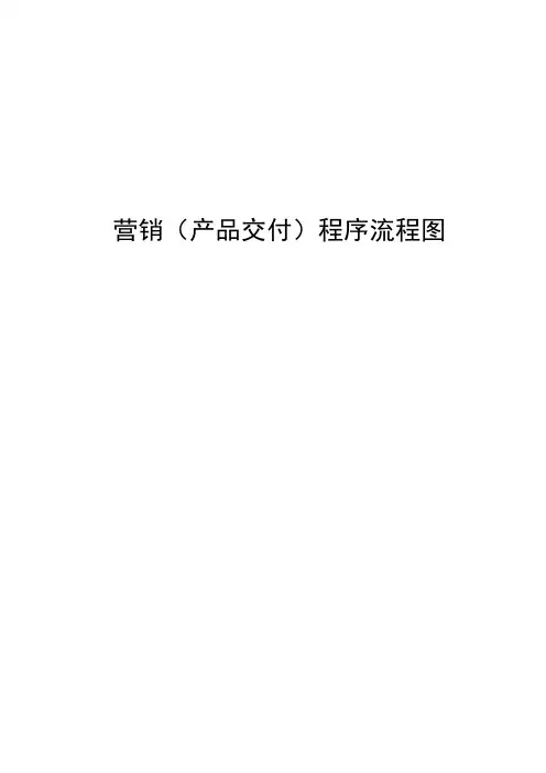 销售程序流程图