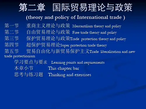 第二章国际贸易理论与政策