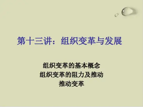 组织变革与组织发展PPT课件(28张)