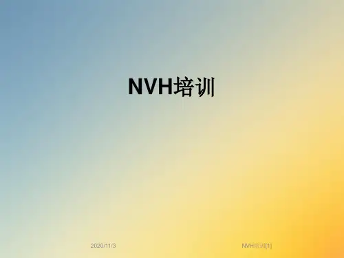 NVH培训[1]