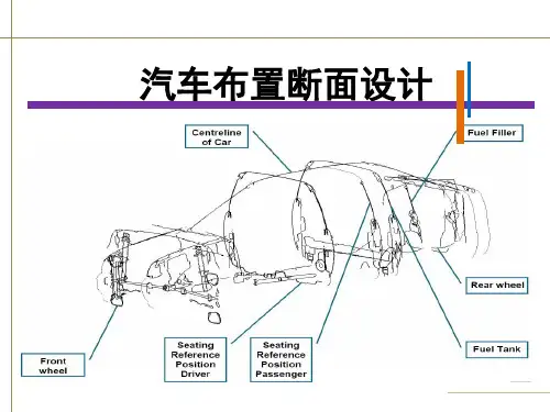 汽车布置断面设计