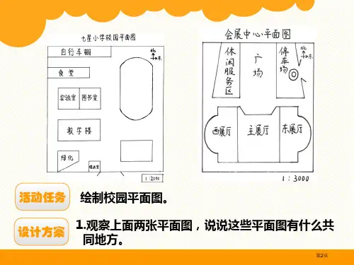 六年级下册绘制校园平面图市公开课一等奖省优质课获奖课件