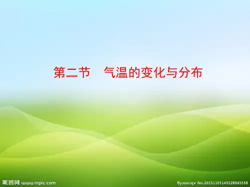 人教版初中地理七年级上册第三章第2节气温的变化与分布  课件(共24张PPT)(优质推荐版)