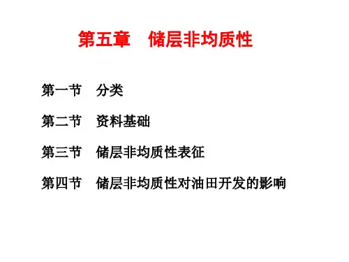 5.储层非均质性解析