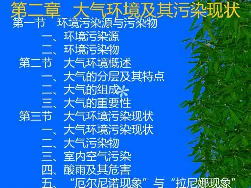 1  大气环境及其污染现状[ppt课件]