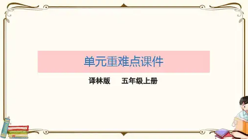 译林版小学英语三起五年级上册知识点总结全册