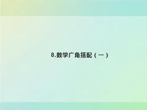 二年级上册数学课件-8.数学广角搭配(一)｜人教版(共21张PPT)