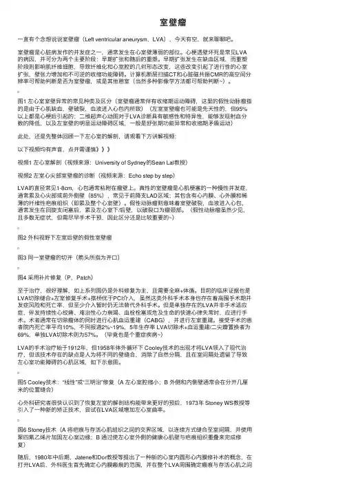 室壁瘤——精选推荐