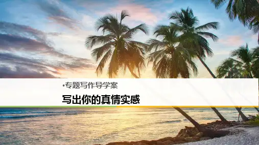 苏教版语文高二至2018苏教版必修五课件 专题二专题写作此情可待成追忆